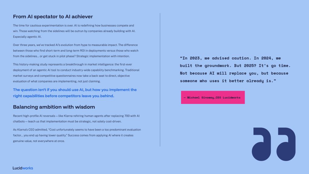 Lucidworks 2025 Benchmark Report V23